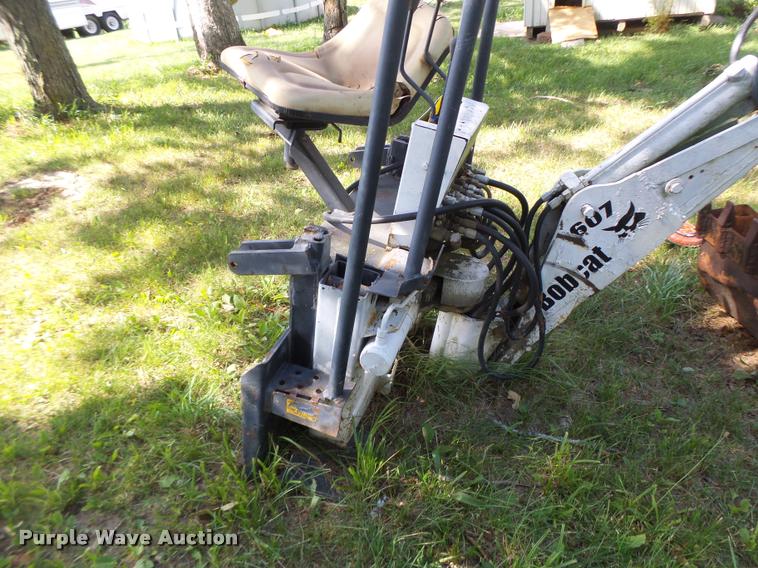 image for item DB5804 Bobcat 607 skid steer backhoe
