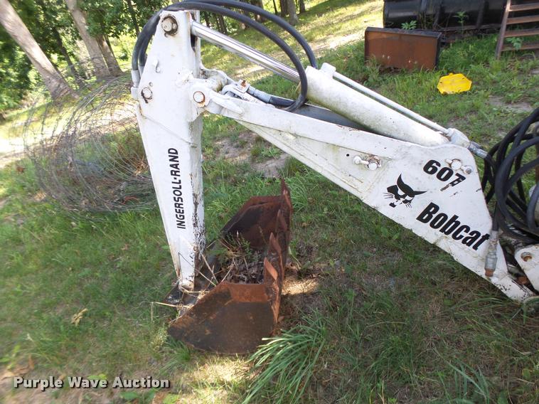 image for item DB5804 Bobcat 607 skid steer backhoe