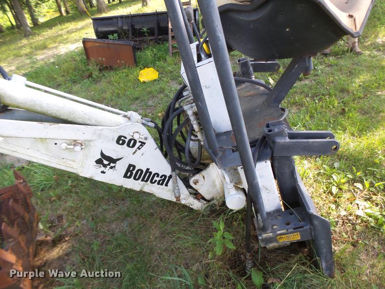 image for item DB5804 Bobcat 607 skid steer backhoe
