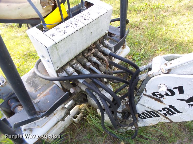 image for item DB5804 Bobcat 607 skid steer backhoe