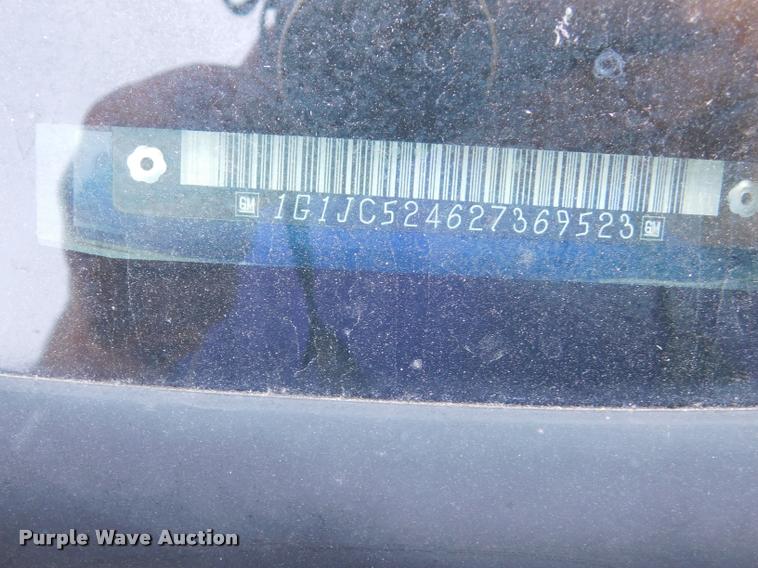 image for item DB9465 2002 Chevrolet Cavalier