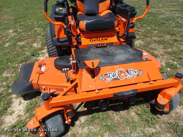 image for item DF9307 Bad Boy Outlaw riding lawn mower