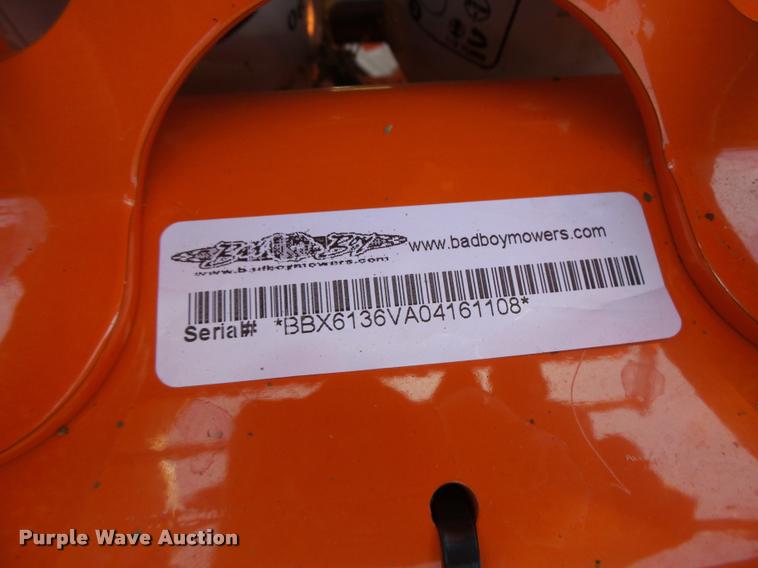 image for item DF9307 Bad Boy Outlaw riding lawn mower