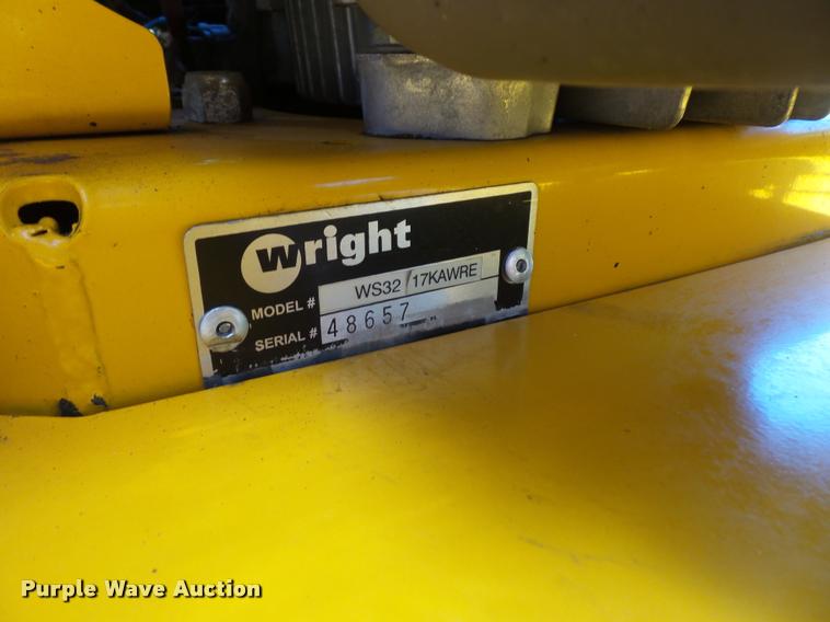 image for item DJ9538 Wright Stander riding lawn mower