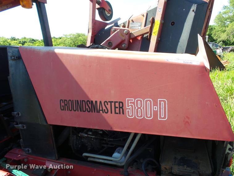 image for item DJ9546 Toro Groundmaster 580D riding lawn mower