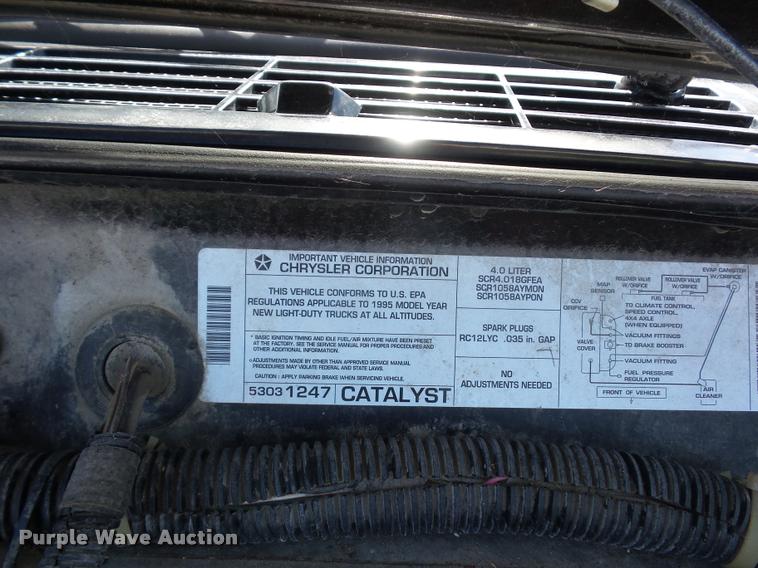 image for item DJ9554 1995 Jeep Cherokee SUV