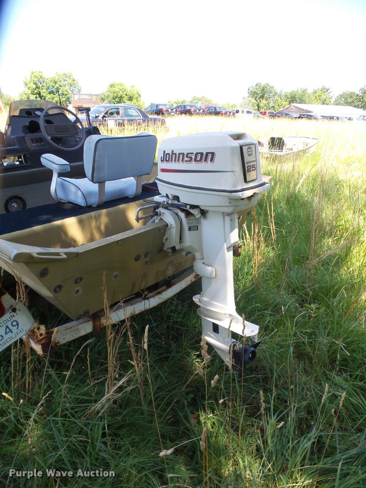 image for item DJ9556 Lowe Commander boat and trailer