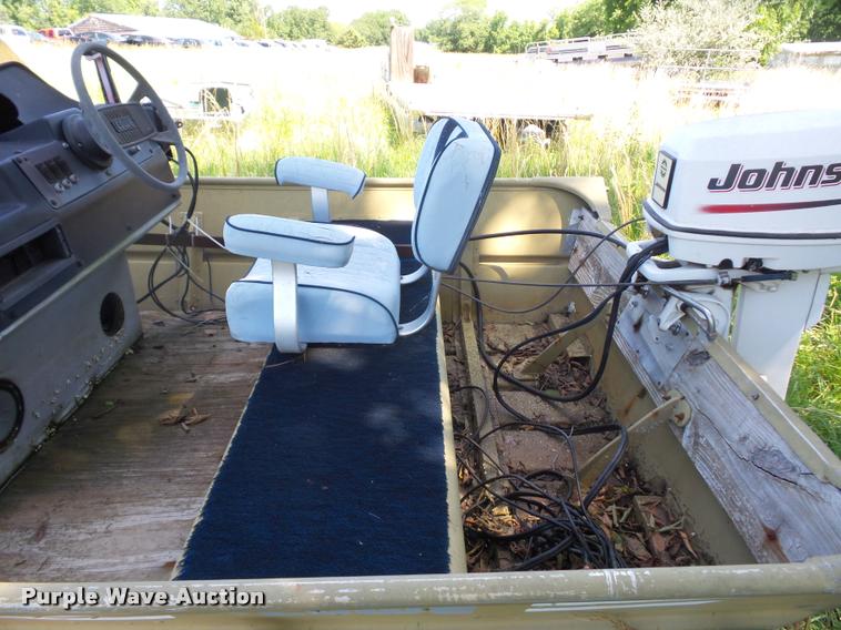 image for item DJ9556 Lowe Commander boat and trailer