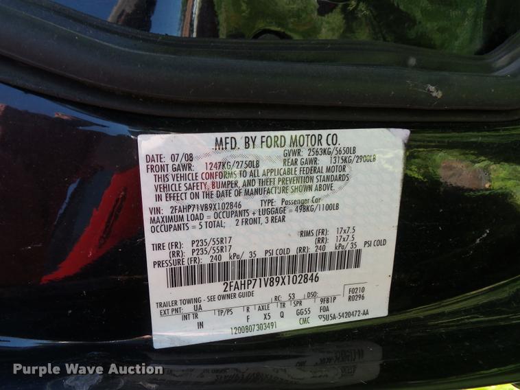 image for item DJ9577 2009 Ford Crown Victoria Police Interceptor