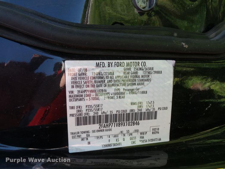 image for item DJ9577 2009 Ford Crown Victoria Police Interceptor