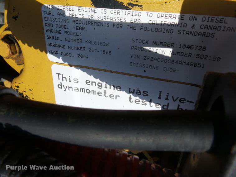 image for item DJ9602 2004 Sterling Acterra truck cab and chassis