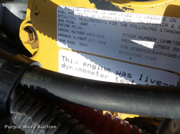 image for item DJ9602 2004 Sterling Acterra truck cab and chassis