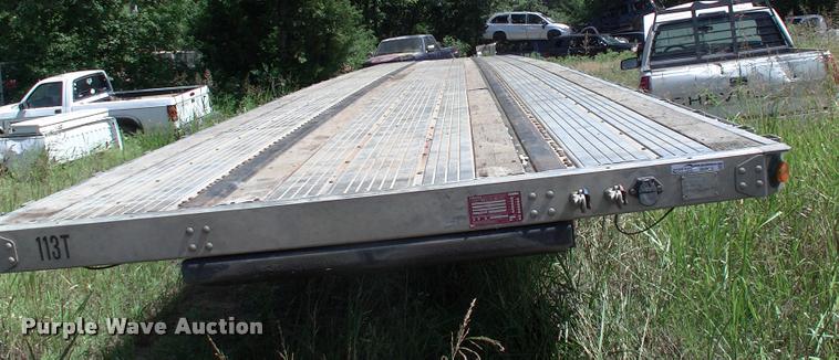 image for item DK9672 1996 Transcraft Eagle W2 48X96 flatbed trailer
