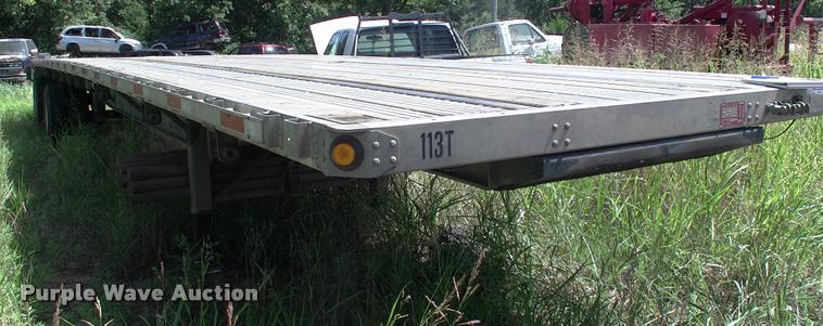 image for item DK9672 1996 Transcraft Eagle W2 48X96 flatbed trailer