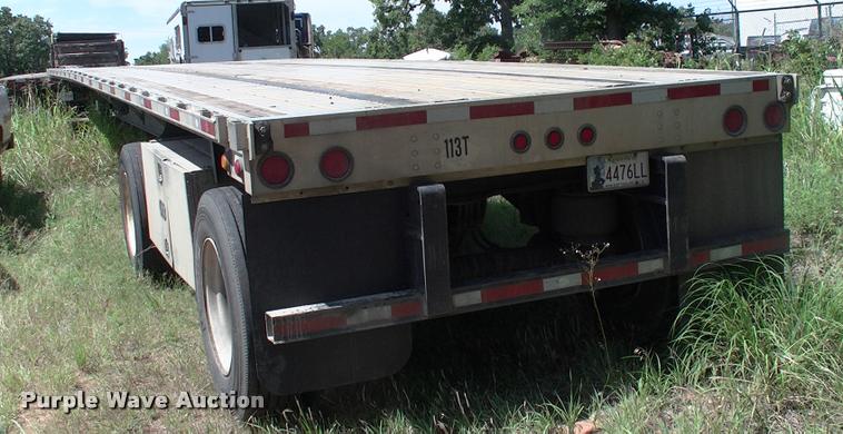 image for item DK9672 1996 Transcraft Eagle W2 48X96 flatbed trailer