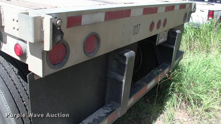 image for item DK9672 1996 Transcraft Eagle W2 48X96 flatbed trailer