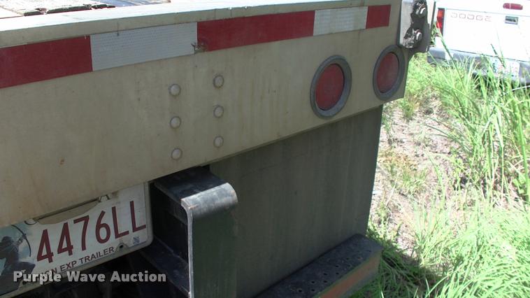 image for item DK9672 1996 Transcraft Eagle W2 48X96 flatbed trailer