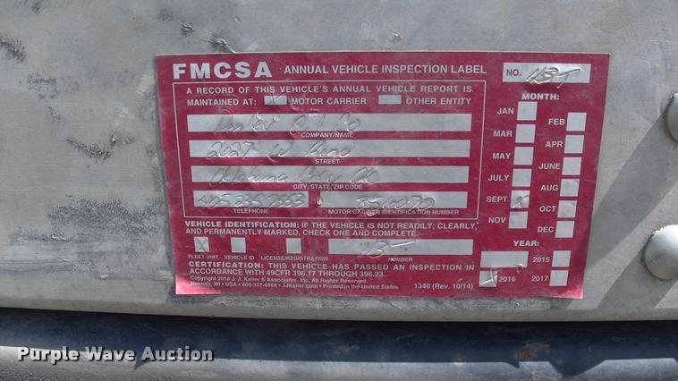 image for item DK9672 1996 Transcraft Eagle W2 48X96 flatbed trailer