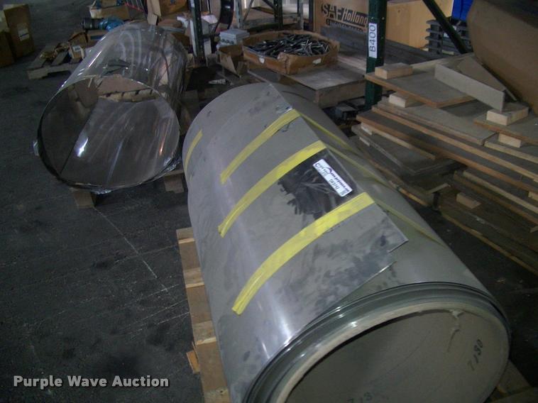 image for item DK9742 (2) coils of stainless steel sheet metal