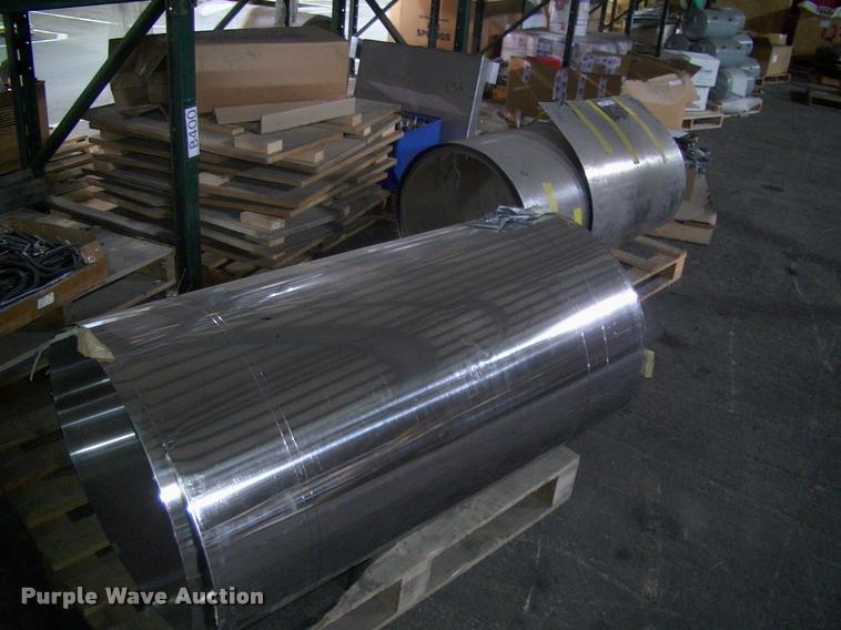 image for item DK9742 (2) coils of stainless steel sheet metal