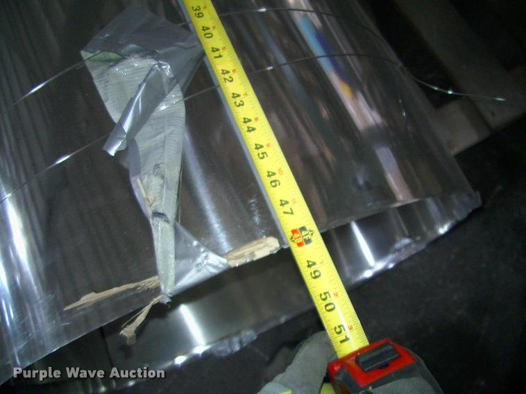 image for item DK9742 (2) coils of stainless steel sheet metal