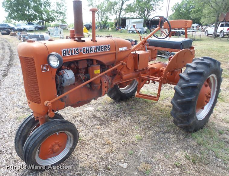 image for item DL9647 1942 Allis Chalmers C tractor