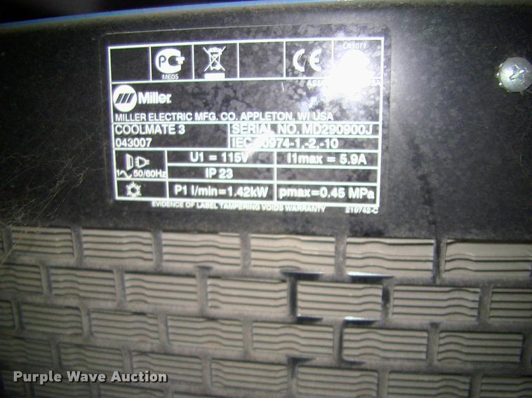 image for item DP9256 Miller Alum Power 450 MPa welder