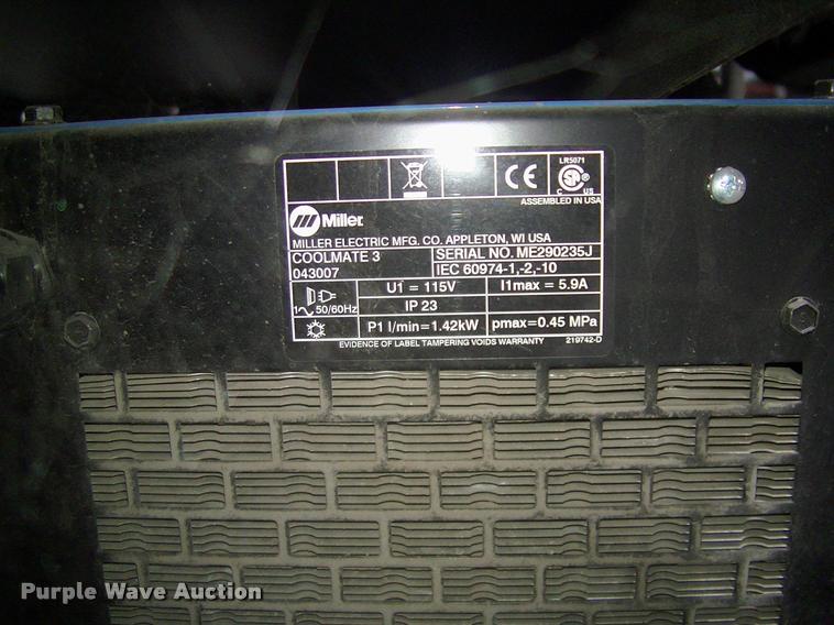 image for item DP9257 Miller Alum Power 450 MPa welder