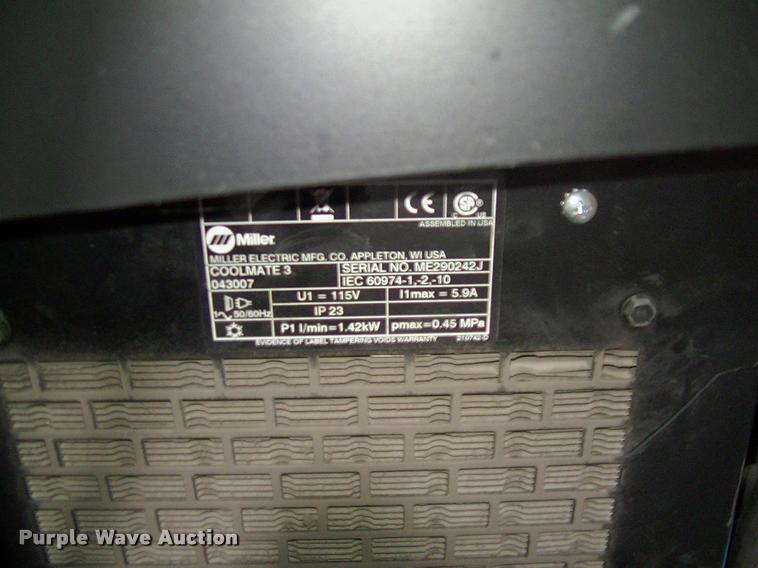 image for item DP9259 Miller Alum Power 450 MPa welder