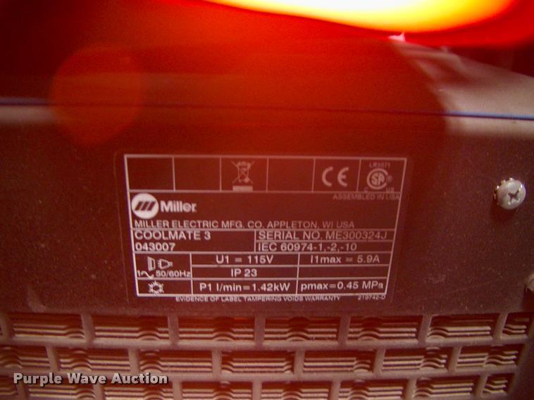 image for item DP9260 Miller Alum Power 450 MPa welder