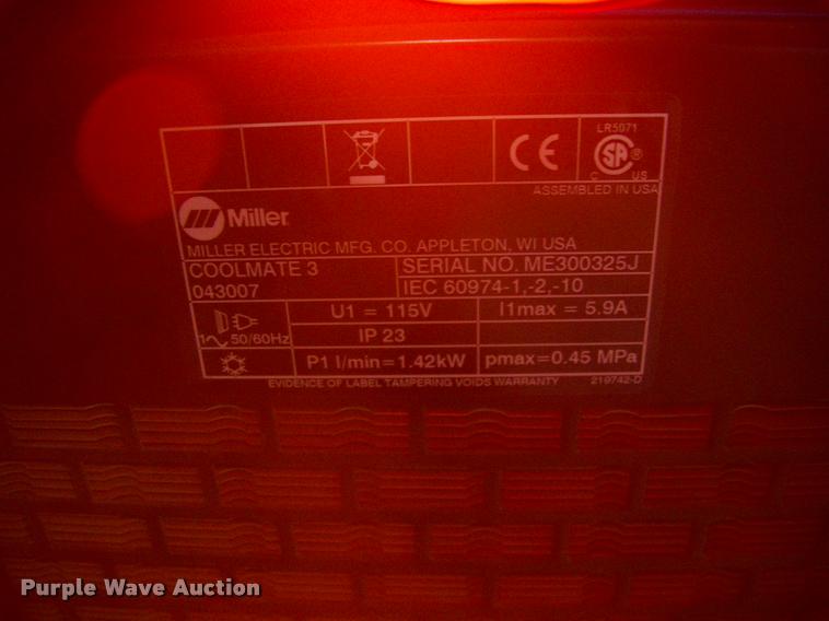 image for item DP9261 Miller Alum Power 450 MPa welder