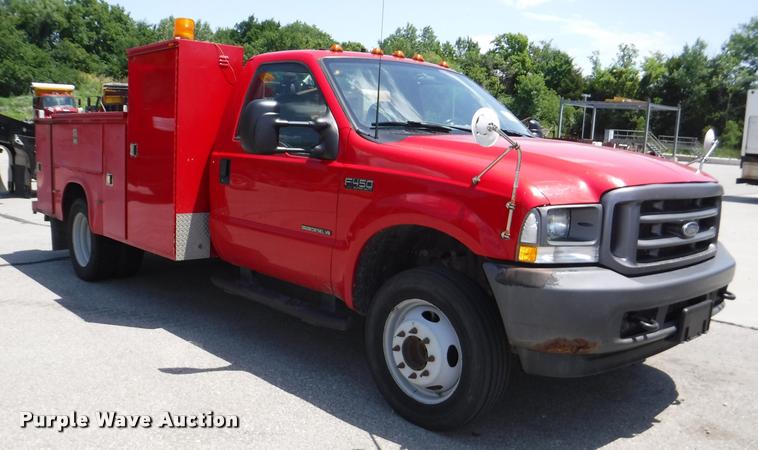 image for item J5684 2002 Ford F450 Super Duty XL service truck