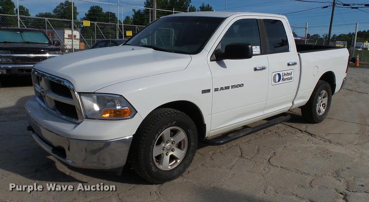image for item K3868 2012 Dodge Ram 1500 Quad Cab pickup truck