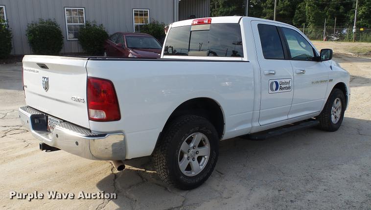 image for item K3868 2012 Dodge Ram 1500 Quad Cab pickup truck