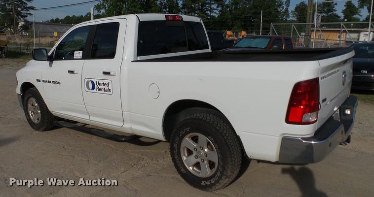 image for item K3868 2012 Dodge Ram 1500 Quad Cab pickup truck