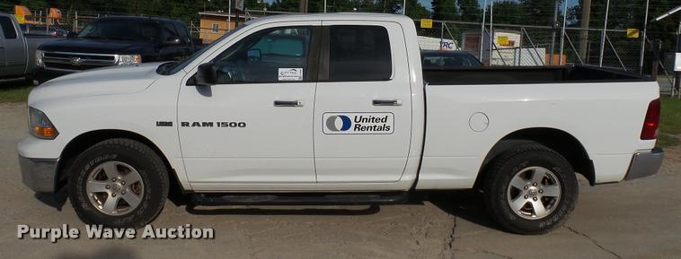 image for item K3868 2012 Dodge Ram 1500 Quad Cab pickup truck