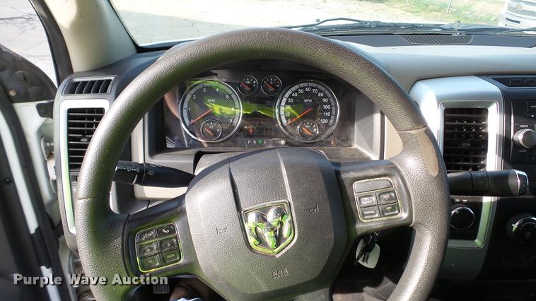 image for item K3868 2012 Dodge Ram 1500 Quad Cab pickup truck