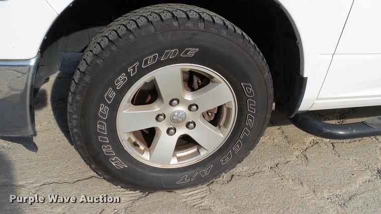 image for item K3868 2012 Dodge Ram 1500 Quad Cab pickup truck