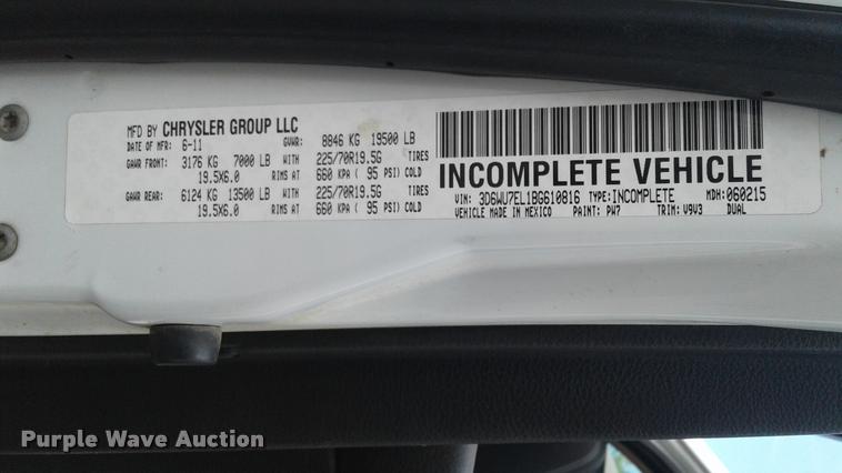 image for item K3869 2011 Dodge Ram 5500HD service truck