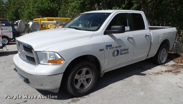 image for item K3870 2011 Dodge Ram 1500 Quad Cab pickup truck