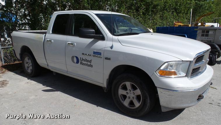 image for item K3870 2011 Dodge Ram 1500 Quad Cab pickup truck