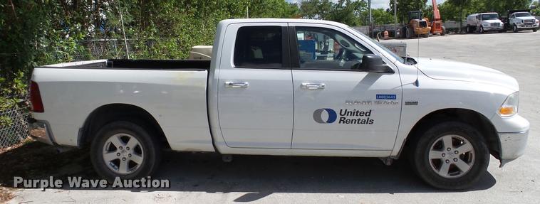 image for item K3870 2011 Dodge Ram 1500 Quad Cab pickup truck