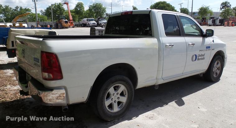 image for item K3870 2011 Dodge Ram 1500 Quad Cab pickup truck