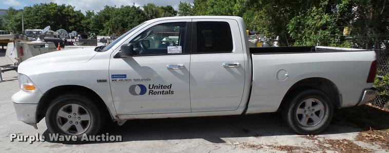 image for item K3870 2011 Dodge Ram 1500 Quad Cab pickup truck