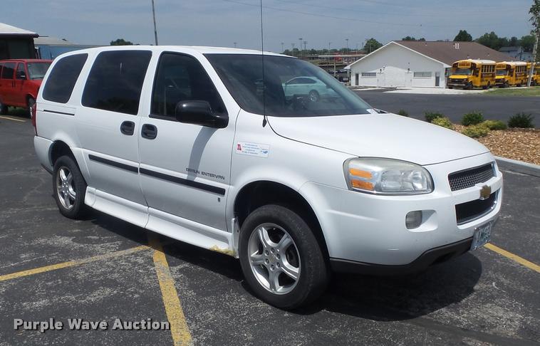 image for item K7604 2008 Chevrolet Uplander Cargo van