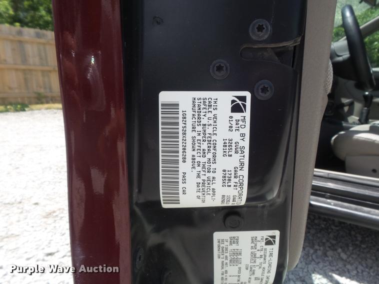 image for item K7606 2002 Saturn SL