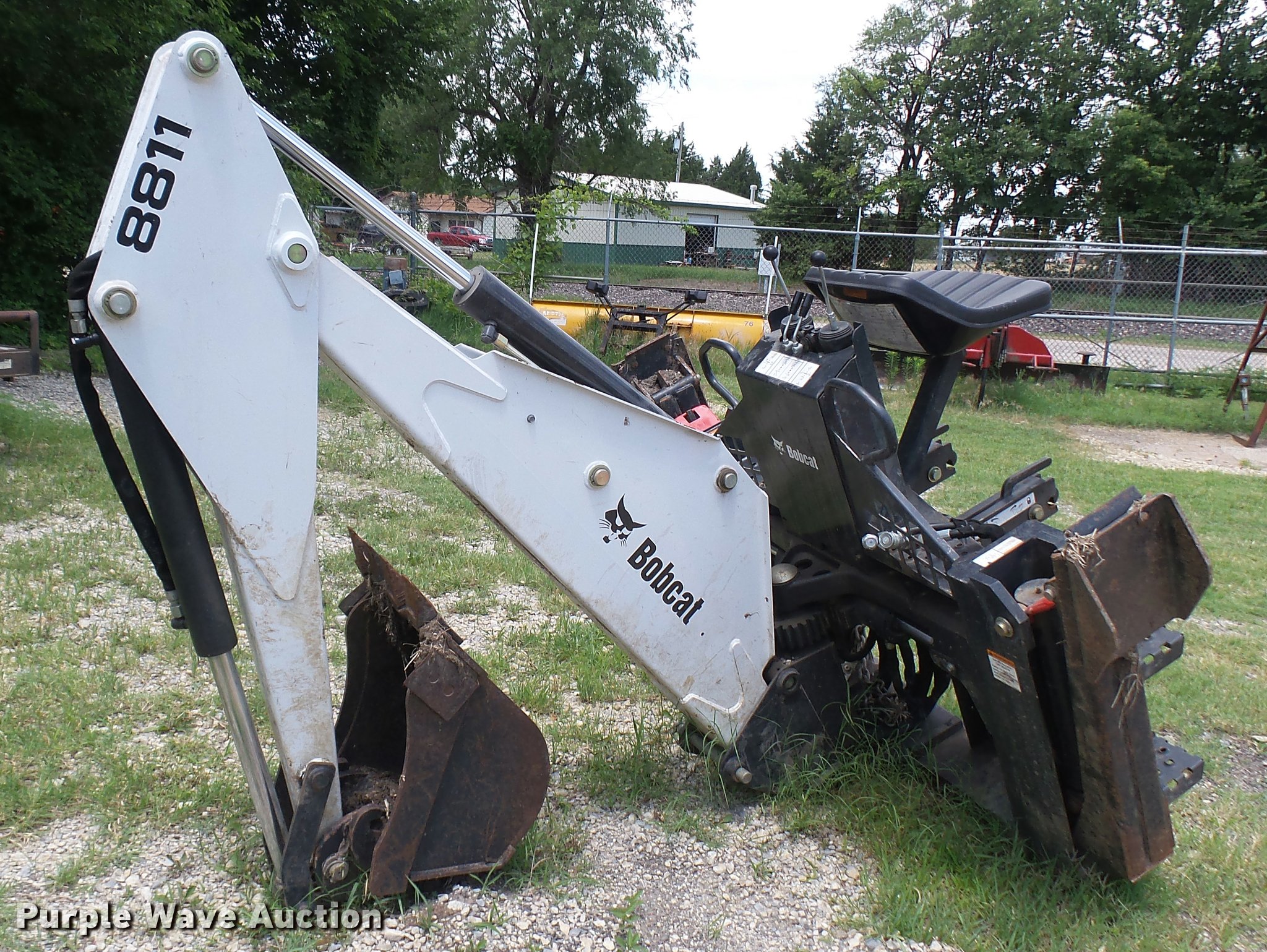 Bobcat 8811 backhoe attachment in Benton, KS Item DR9687 sold