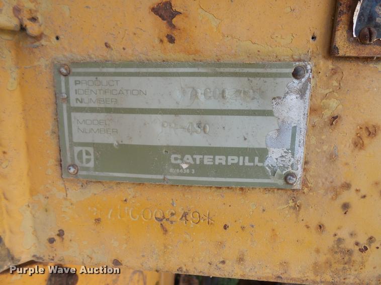 image for item DA1539 1986 Caterpillar PR-450 pavement profiler