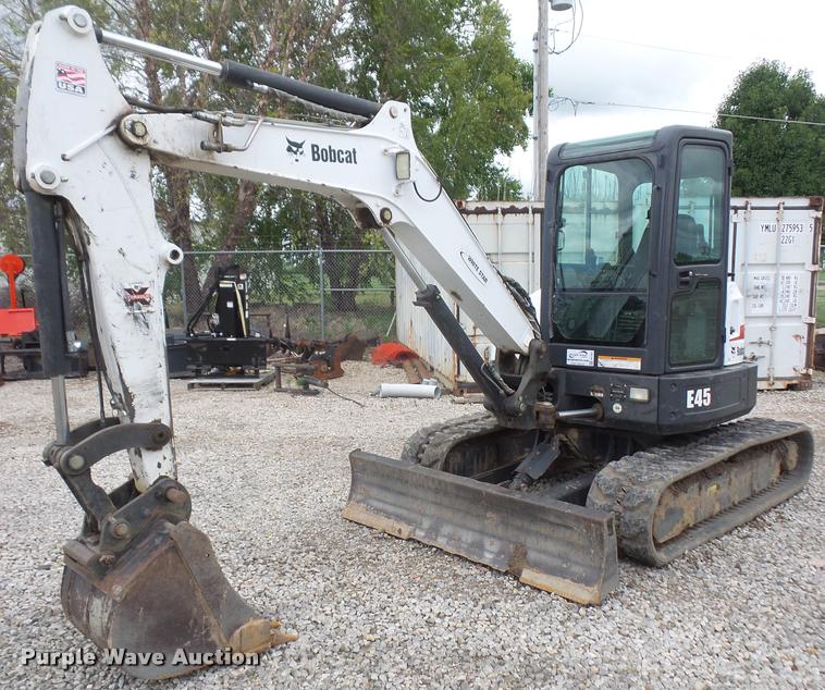 image for item DA1561 2012 Bobcat E45M compact excavator