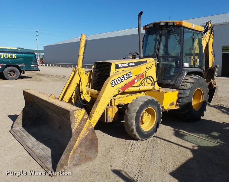 image for item DA3553 1997 John Deere 310SE backhoe